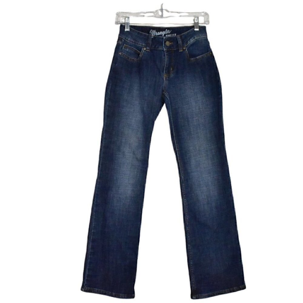Wrangler Womens Straight Boot Cut Denim Jeans Size 3x32